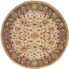 ANATOLIA, IVORY, 4' X 4' Round, Area Rug, AN547B-4R