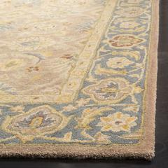ANATOLIA, BROWN / BLUE, 5' X 8', Area Rug
