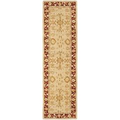 ANATOLIA, IVORY / RED, 2'-3" X 10', Area Rug, AN551A-210
