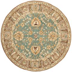 ANATOLIA, TEAL / CAMEL, 6' X 6' Round, Area Rug
