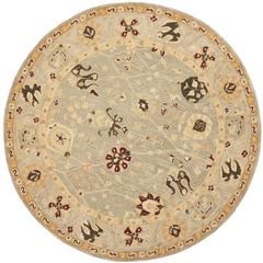 ANATOLIA, BEIGE / SAGE, 6' X 6' Round, Area Rug