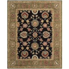 ANATOLIA, BLACK / GREEN, 8' X 10', Area Rug