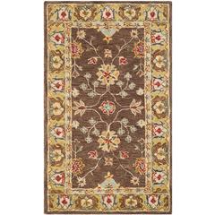 ANATOLIA, BROWN / GOLD, 3' X 5', Area Rug