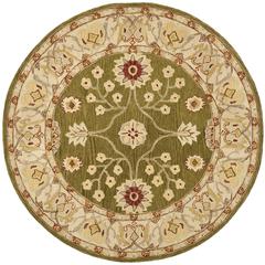 ANATOLIA, MOSS / IVORY, 6' X 6' Round, Area Rug