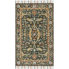 ASPEN, OLIVE / RUST, 5' X 8', Area Rug