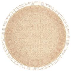 ASPEN, IVORY / BLUSH, 7' X 7' Round, Area Rug