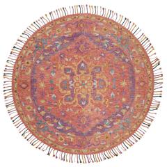 ASPEN, PINK / VIOLET, 7' X 7' Round, Area Rug