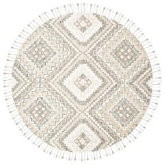 ASPEN, TAUPE / IVORY, 7' X 7' Round, Area Rug