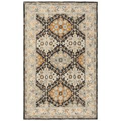 ASPEN, BEIGE / BROWN, 5' X 8', Area Rug