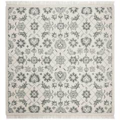 ASPEN, GREEN / GREY, 7' X 7' Square, Area Rug