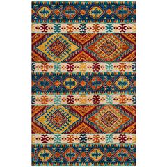 ASPEN, NAVY / IVORY, 5' X 8', Area Rug
