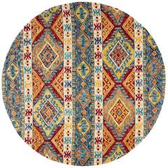 ASPEN, NAVY / IVORY, 7' X 7' Round, Area Rug