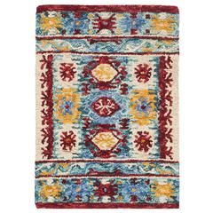 ASPEN, BLUE / RED, 2' X 3', Area Rug, APN505A-2