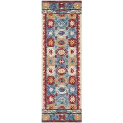 ASPEN, BLUE / RED, 2'-3" X 7', Area Rug, APN505A-27