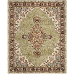 ASPEN, SAGE / BROWN, 8' X 10', Area Rug