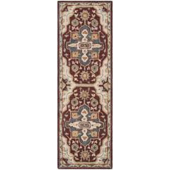 ASPEN, RED / BLUE, 2'-3" X 7', Area Rug, APN507A-27