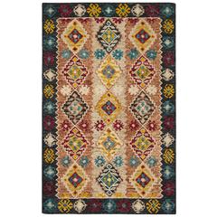 ASPEN, BEIGE / CHARCOAL, 5' X 8', Area Rug