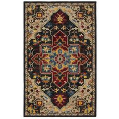 ASPEN, CHARCOAL / CREAM, 5' X 8', Area Rug