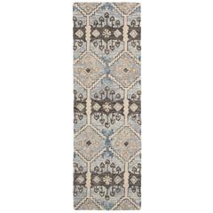 ASPEN, LIGHT BLUE / CREAM, 2'-3" X 7', Area Rug