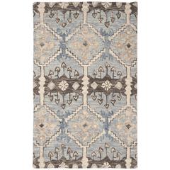 ASPEN, LIGHT BLUE / CREAM, 2' X 3', Area Rug