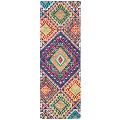 ASPEN, BLUE / MULTI, 2'-3" X 7', Area Rug