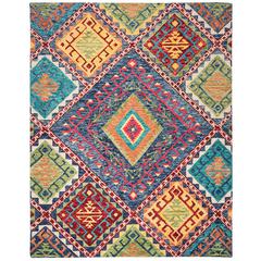 ASPEN, BLUE / MULTI, 8' X 10', Area Rug