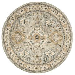 ASPEN, MOSS / IVORY, 7' X 7' Round, Area Rug