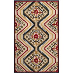 ASPEN, IVORY / MULTI, 5' X 8', Area Rug, APN701A-5