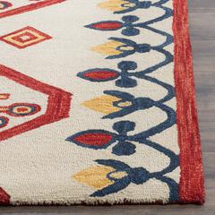 ASPEN, IVORY / MULTI, 3' X 5', Area Rug, APN703A-3