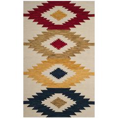 ASPEN, IVORY / MULTI, 5' X 8', Area Rug, APN704A-5