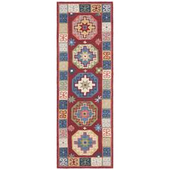 ASPEN, RED / BLUE, 2'-3" X 7', Area Rug, APN802Q-27