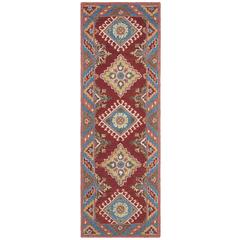 ASPEN, RED / BLUE, 2'-3" X 7', Area Rug, APN803Q-27