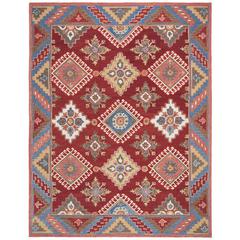 ASPEN, RED / BLUE, 8' X 10', Area Rug, APN803Q-8