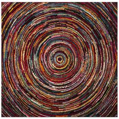 ARUBA, MULTI, 6'-7" X 6'-7" Square, Area Rug, ARB500M-7SQ