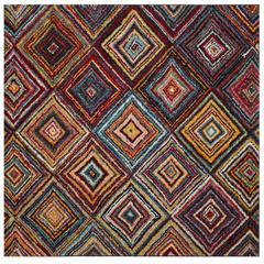 ARUBA, MULTI, 6'-7" X 6'-7" Square, Area Rug, ARB501M-7SQ
