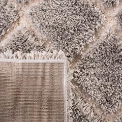 ADRIANA SHAG, LIGHT GREY / CREAM, 5'-1" X 7'-6", Area Rug