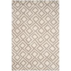 ARIZONA SHAG, IVORY / BEIGE, 5'-1" X 7'-6", Area Rug, ASG740A-5
