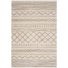 ARIZONA SHAG, IVORY / BEIGE, 5'-1" X 7'-6", Area Rug, ASG741A-5