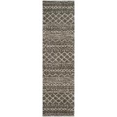 ARIZONA SHAG, BROWN / IVORY, 2'-3" X 10', Area Rug