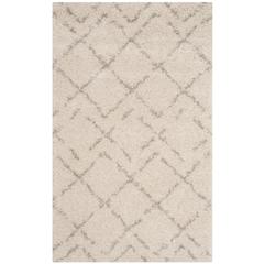 ARIZONA SHAG, IVORY / BEIGE, 3' X 5', Area Rug, ASG743A-3