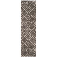 ARIZONA SHAG, BROWN / IVORY, 2'-3" X 12', Area Rug, ASG744B-212