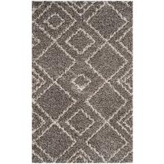 ARIZONA SHAG, BROWN / IVORY, 3' X 5', Area Rug, ASG744B-3