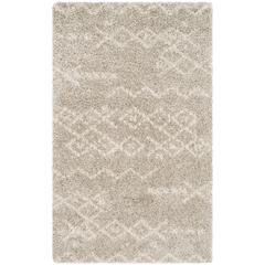 ARIZONA SHAG, GREY / IVORY, 3' X 5', Area Rug, ASG745D-3