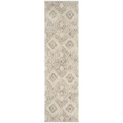 ARIZONA SHAG, IVORY / GREY, 2'-3" X 8', Area Rug, ASG746G-28