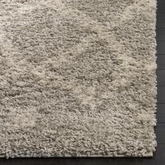ARIZONA SHAG, GREY / IVORY, 4' X 6', Area Rug, ASG747D-4