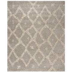 ARIZONA SHAG, GREY / IVORY, 8' X 10', Area Rug, ASG747D-8