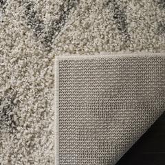 ARIZONA SHAG, IVORY / GREY, 4' X 6', Area Rug, ASG749G-4