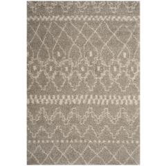 ARIZONA SHAG, GREY / IVORY, 4' X 6', Area Rug, ASG750D-4