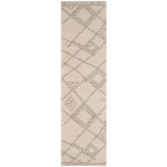 ARIZONA SHAG, IVORY / GREY, 2'-3" X 8', Area Rug, ASG751G-28
