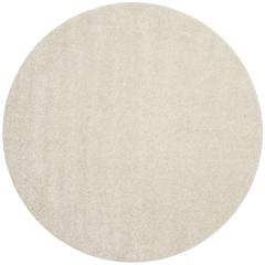 ARIZONA SHAG, CREME, 6'-7" X 6'-7" Round, Area Rug